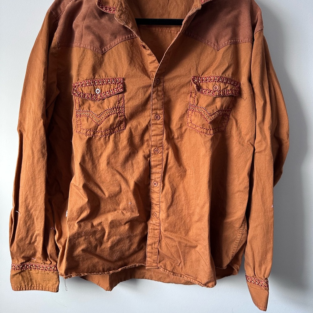 Women’s Western embroidered  Button-Up Shirt